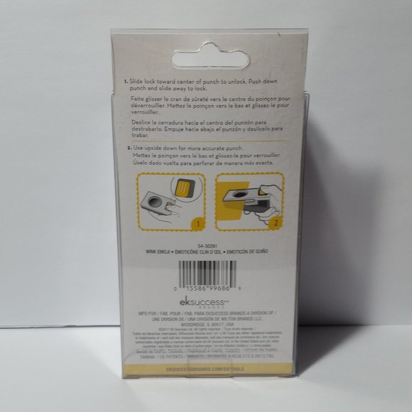 ek Tools Craft Paper Punch Smiley Face Emoji - Picture 4 of 8